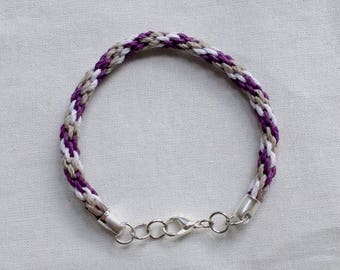 Grey Ace Pride Bracelet