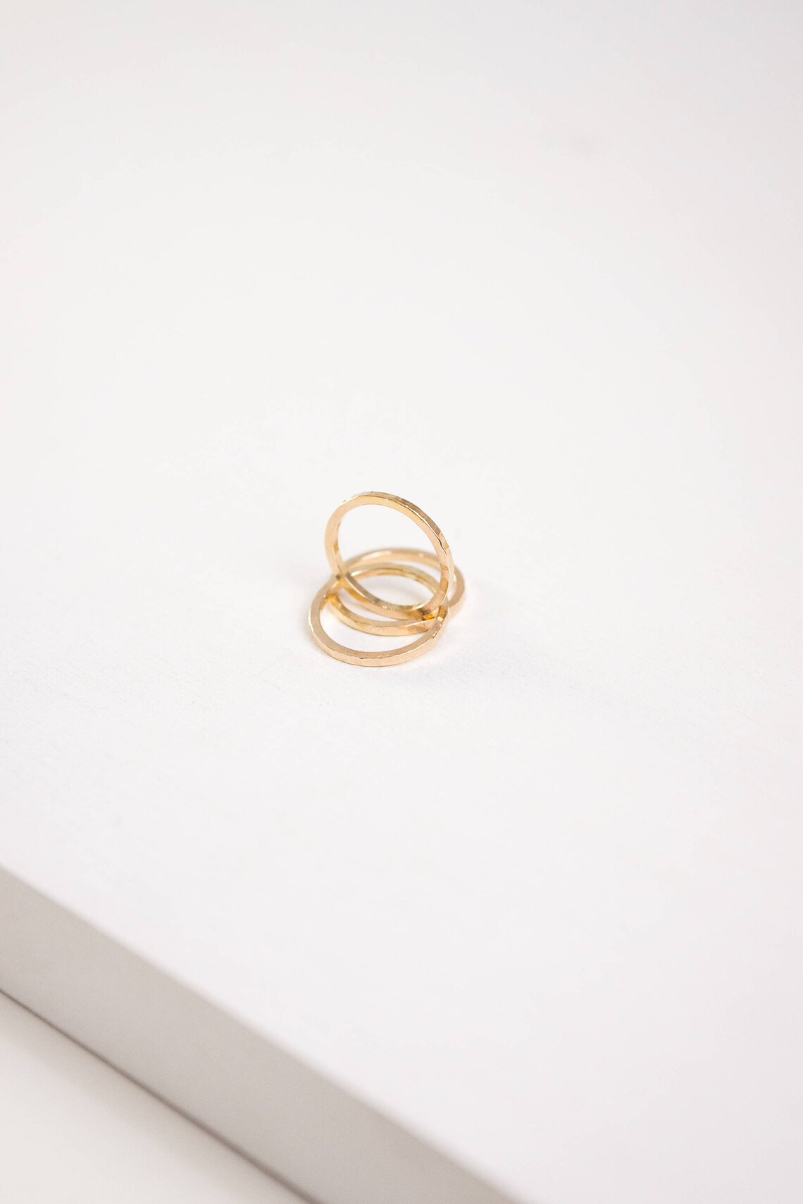 Kye Rings | Hammered Texture Ring Set - Etsy Canada
