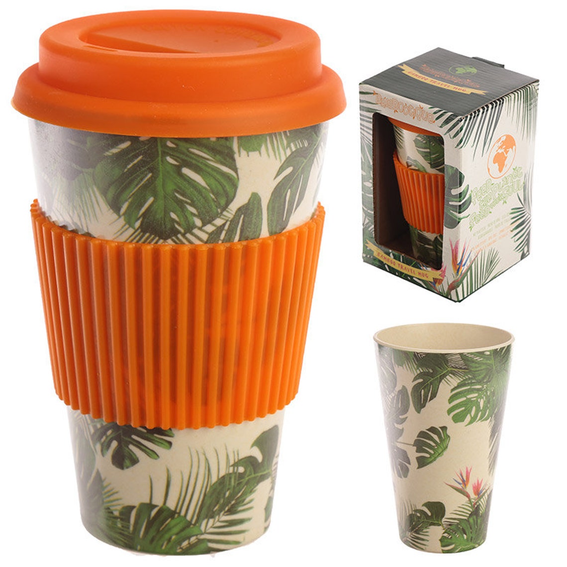 Bamboo Travel Mugs Eco Mugs Assorted Funky and Retro Designs Etsy