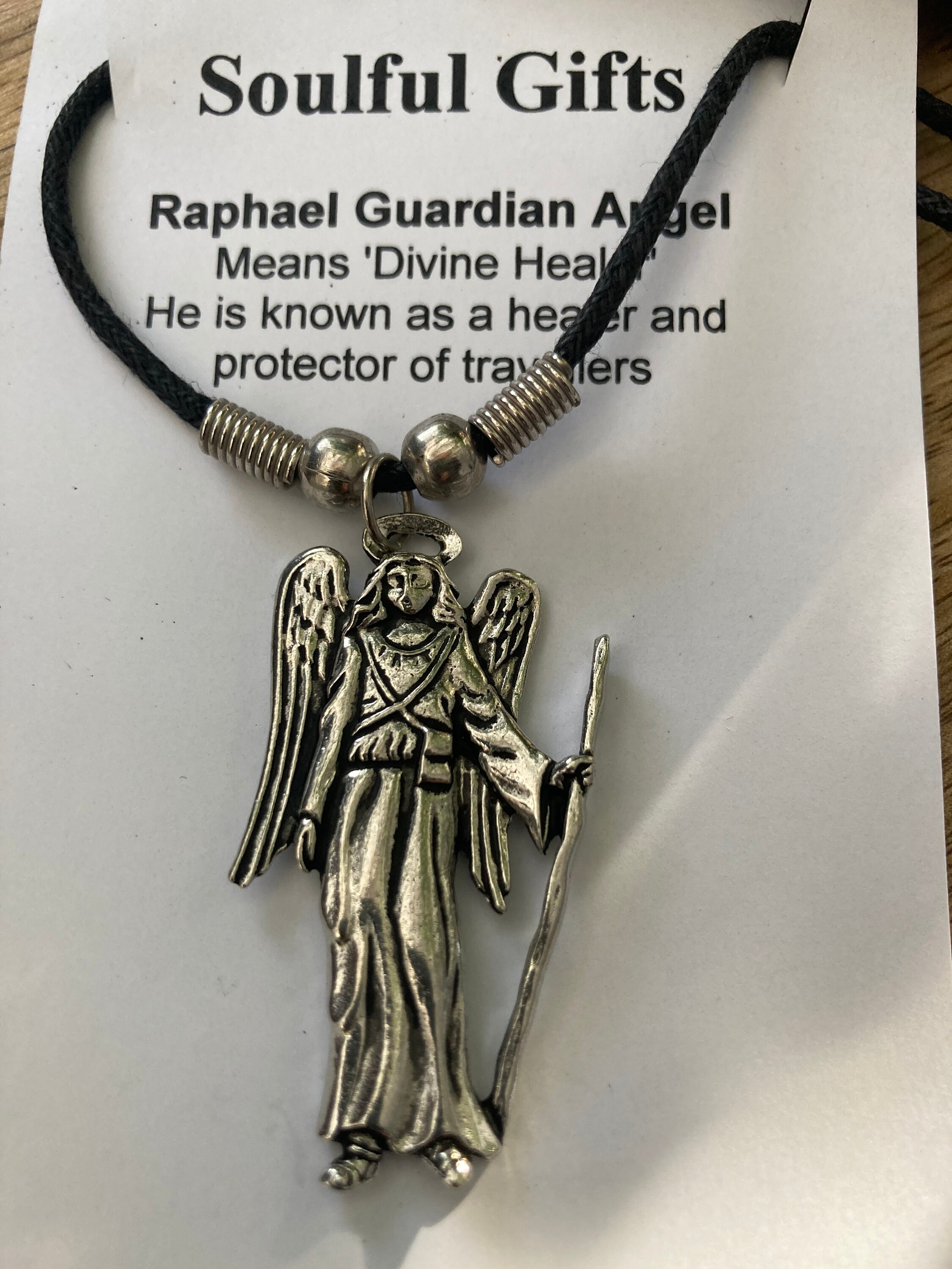 Archangel Raphael Pendant Supreme Angel of Healing Pendant Etsy