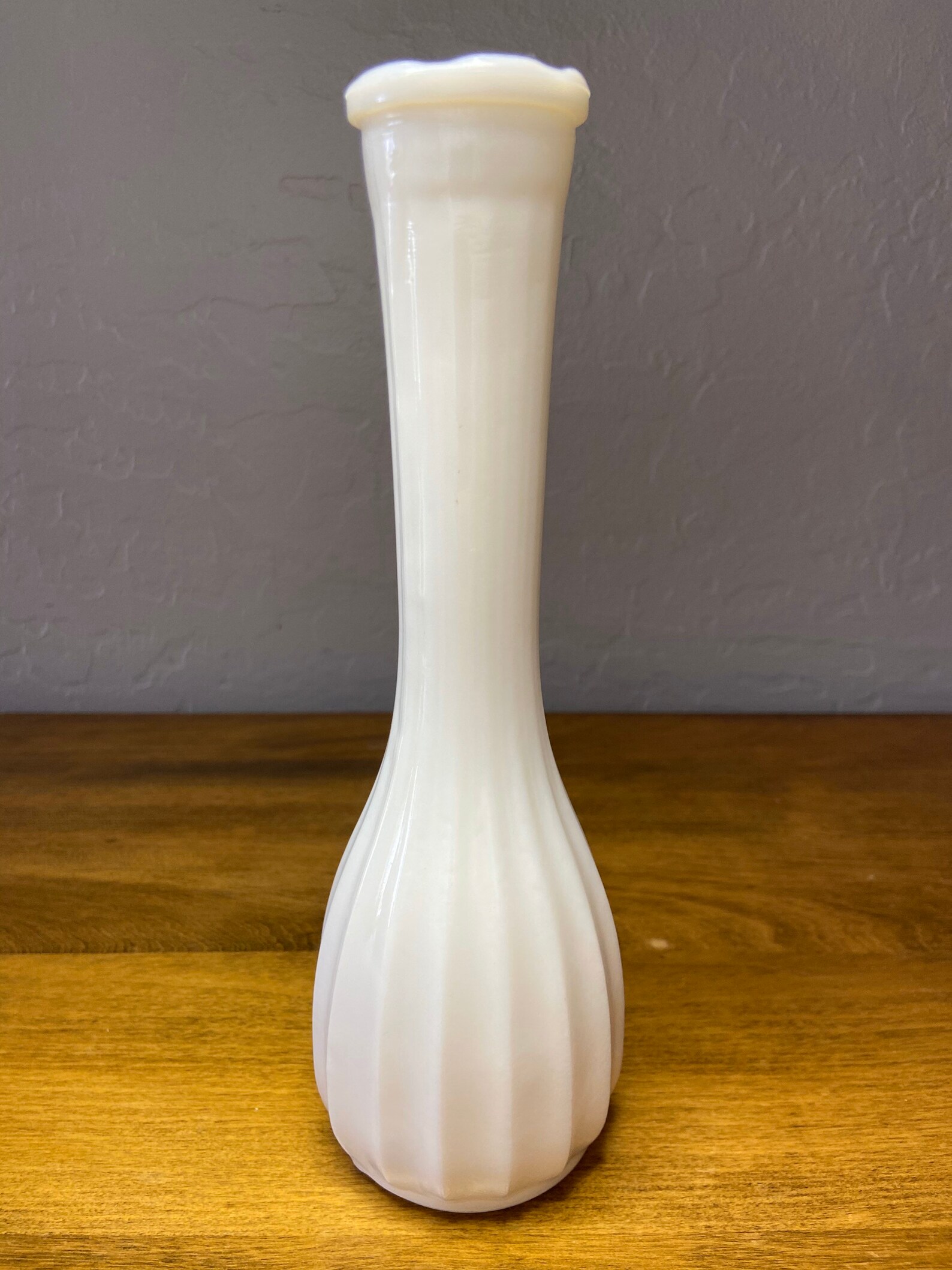 Vintage CLG Co Milk Glass Vase Etsy