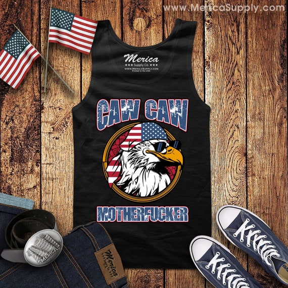 Mens Fourth of July Eagle Cotton Casual Tank Tops Graphics T-Shirts Tee
