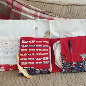CUSTOM SIZE! Cross Stitch Embroidery Organiser Folio Folder DIY Sewing Pattern