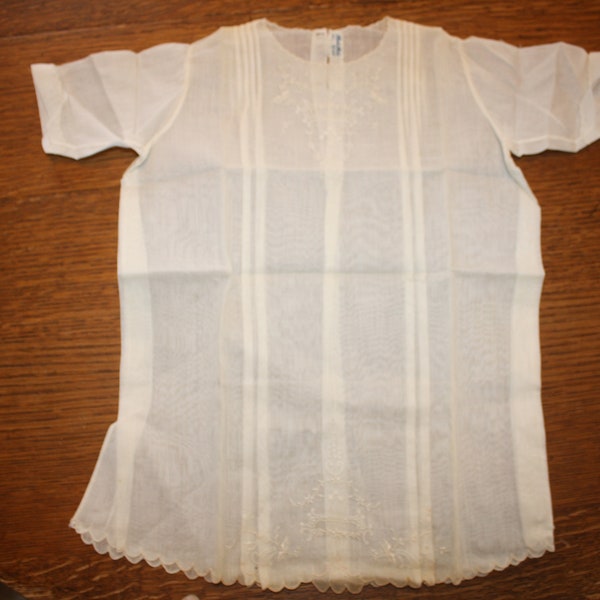 Never Been Worn Antique Batiste Baby Dress