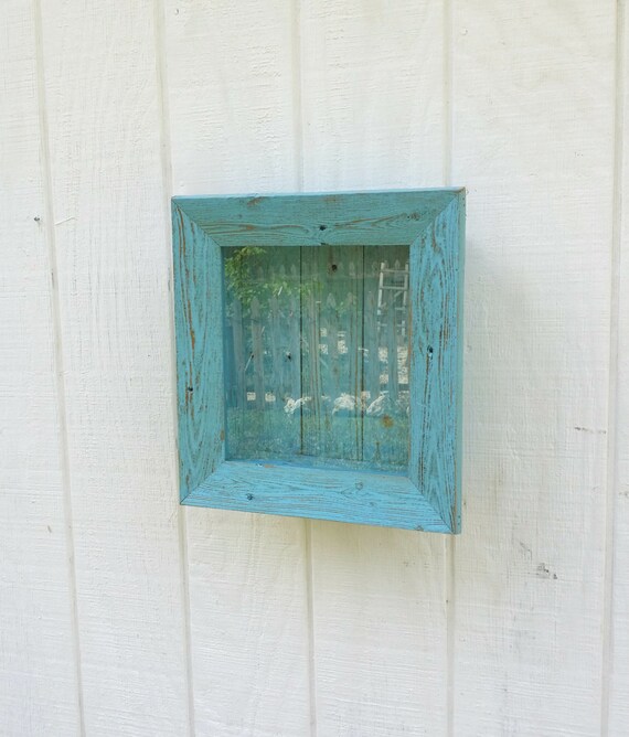 Shadow Box Frame Wall Shelf Nursery Decor Beach Cottage Chic Image 0