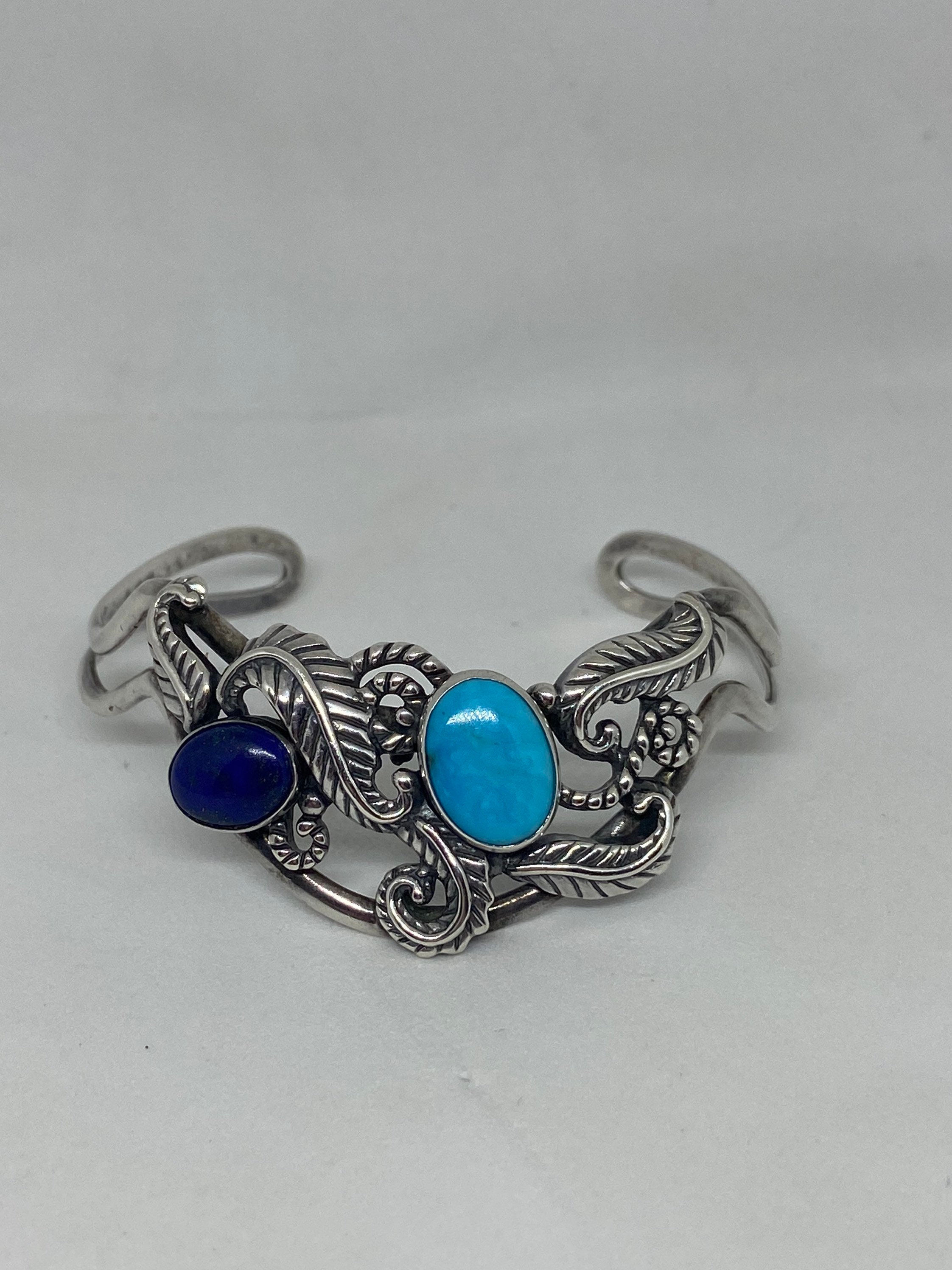 Carolyn Pollack Multi Stone Sterling Cuff Bracelet Sleeping - Etsy 日本