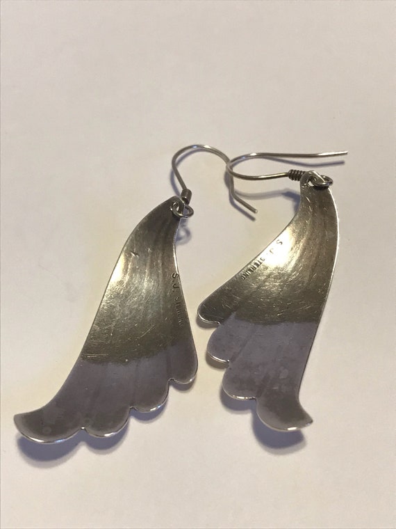 Diamonique angel shop wing earrings