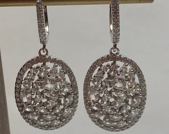 Orecchini A Cerchio Tondi Con Taglio A Diamante Da 1,25" E 30 - Foto 9