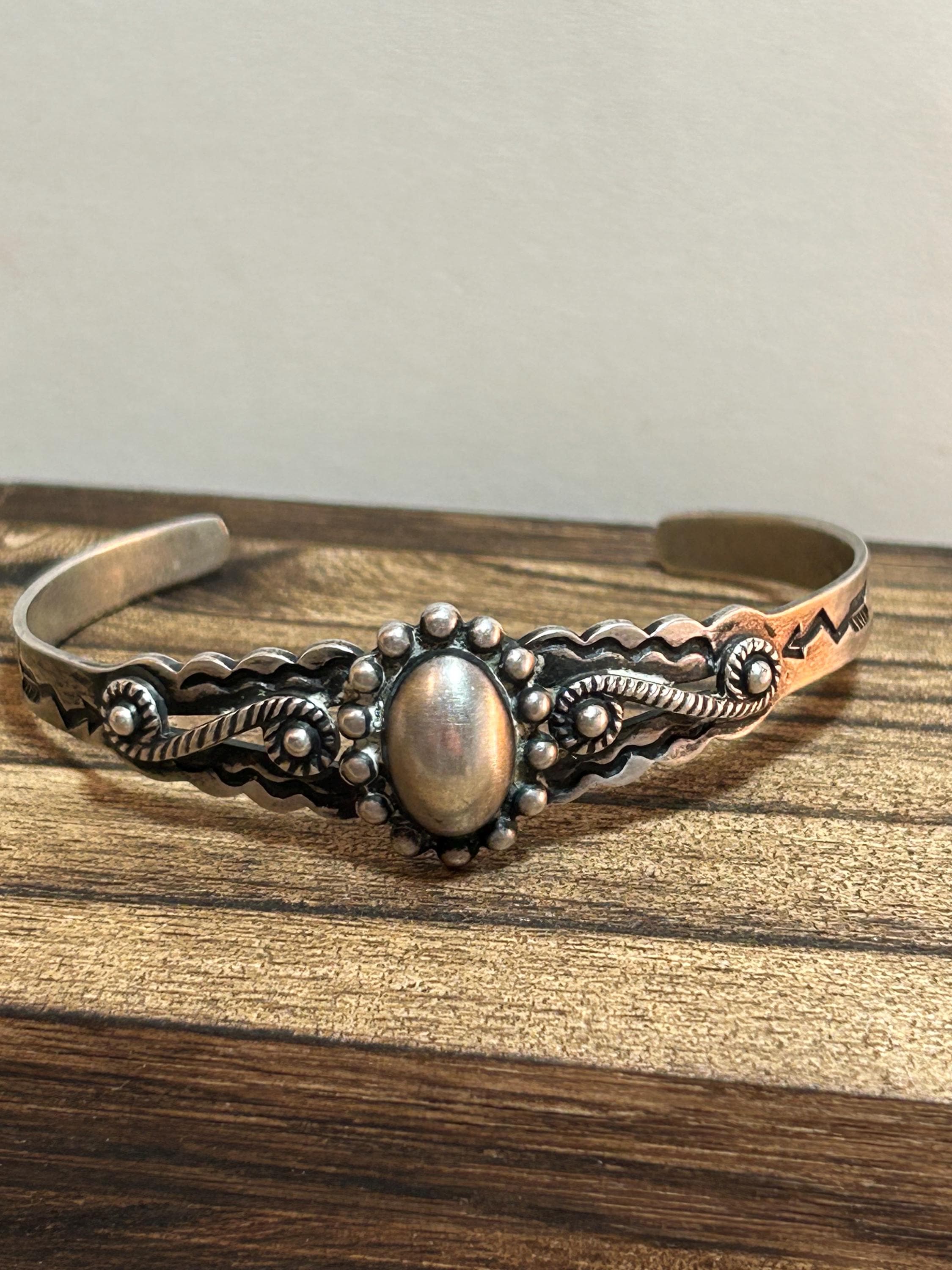 アクセサリー Vintage Fred Harvey SILVER ARROW Bangle s-l400.jpg