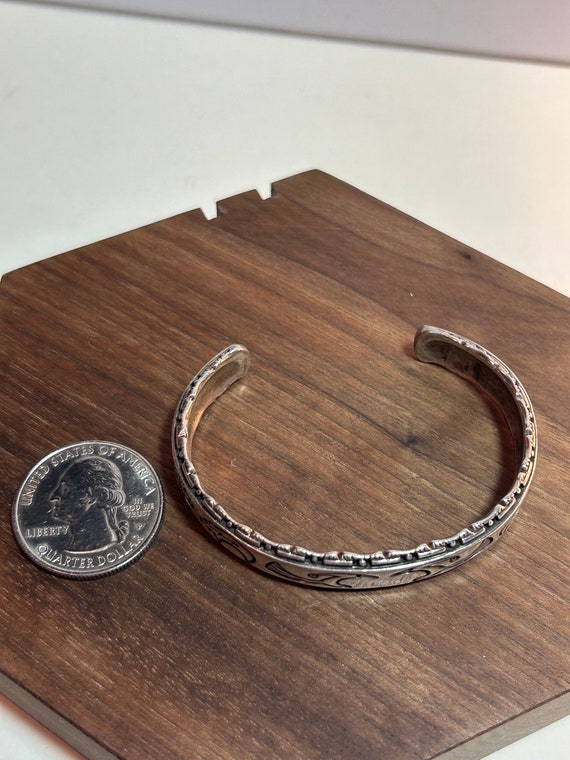 Native American Important Vintage Zuni Harlan Coonsis Coral Sterling Silver American Flag Ring Native American Important Vintage Zuni Harlan Coonsis Coral Sterling Silver American Flag Ring