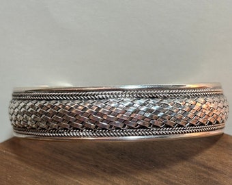 ヴィンテージ カフブレスレット シルバー925 メキシコ製 ヴィンテージ ボーンカフブレスレット シルバー925 メキシコ製