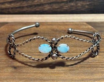 Fred Harvey Era Copper Thunderbird Cuff Bracelet Navajo Arrows