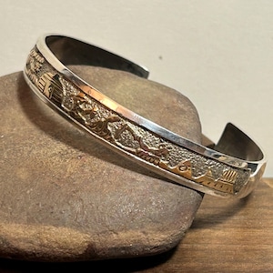 Native Tom & Sylvia Kee Navajo Gold-filled Sterling Silver