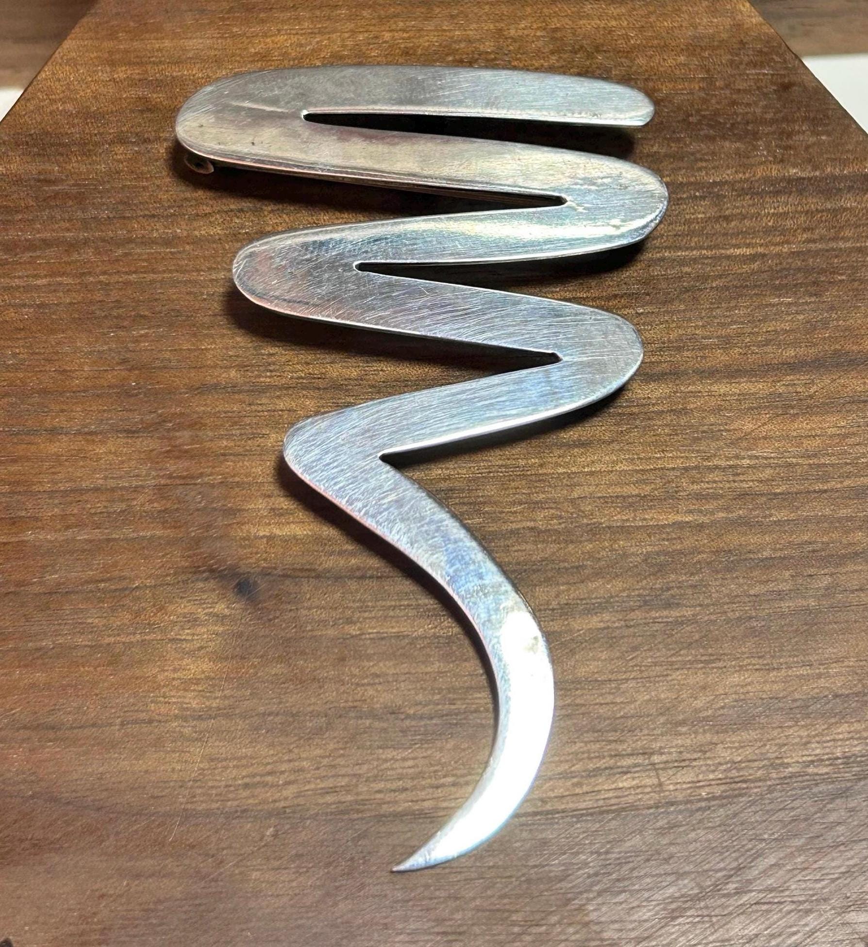 vintage mexico silver ジグザグブローチ Taxco Zig Zag - Etsy