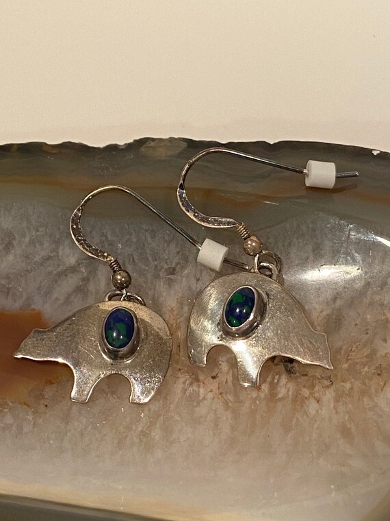 VINTAGE 14K Gold × スターリングシルバーナバホ ピアス