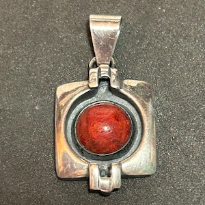 Mid Century Sterling Poland Pendant - Etsy