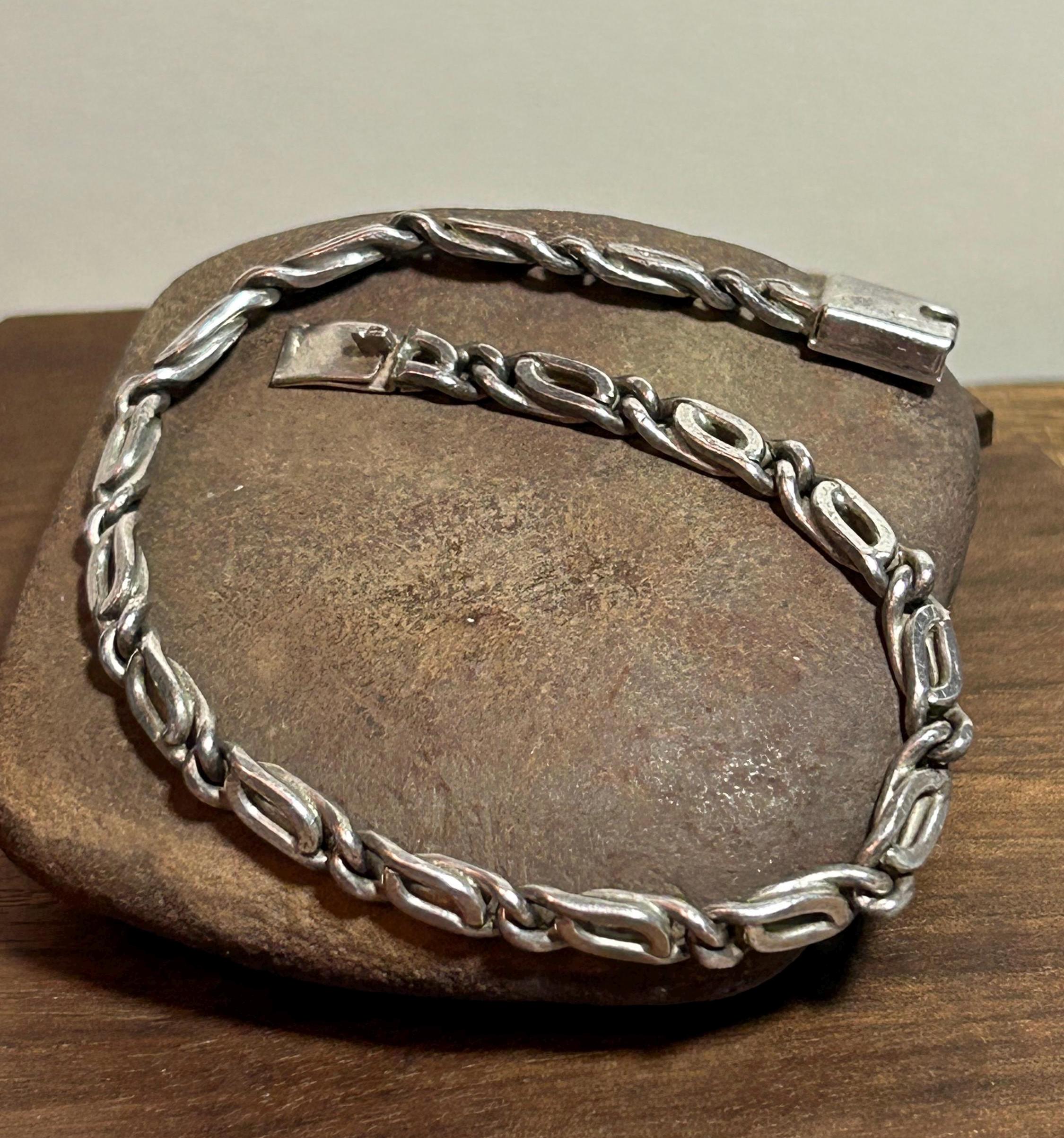 アクセサリー TAXCO SILVER ANCHOR BRACELET MEDUIM INTÉRIM/インテリム】TAXCO SILVER ANCHOR BRACELET - SILVER