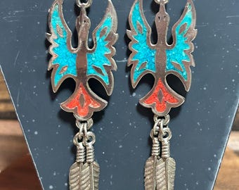 Navajo Copper Roadrunner Necklace 27