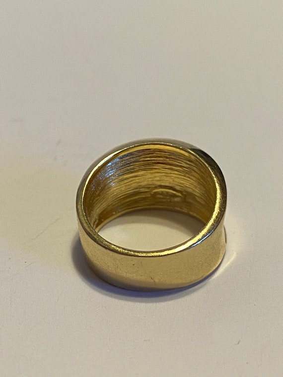 [FRANCE パリ発] ヴィンテージ スター ゴールド リング シャルル ガルニエ 14K ゴールド スターリング コンステ