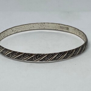 Pulsera de hojas de plata esterlina, brazalete Danecraft de plata 925, joyería vintage con hojas de hiedra, regalo de cumpleaños, aniversario, Navidad, graduación, novia