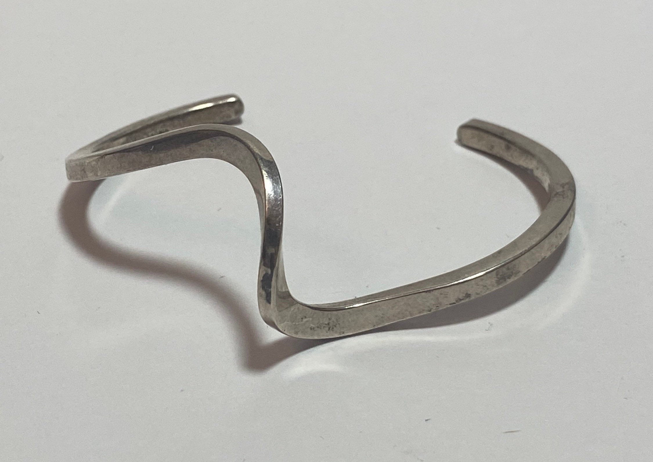 Important Vintage Native American Navajo Father Genius Michael Kirk Sterling Silver Bracelet Important Vintage Native American Navajo Father Genius Michael Kirk Sterling Silver Bracelet