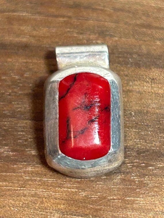 Buy Red Jasper Sterling Pendant 925 Silver Mexico Mexican 4