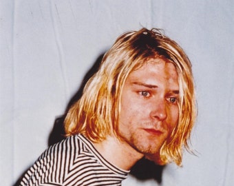 Foto 4x6 de Kurt Cobain do Nirvana