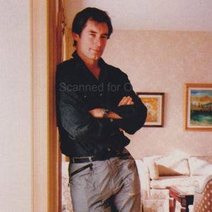 James Bond 007 Timothy Dalton Kicks Back 4x6 Photo