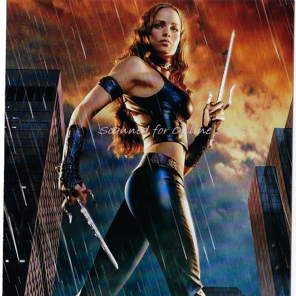 Daredevil Elektra Jennifer Garner Above the City 4x6 photo