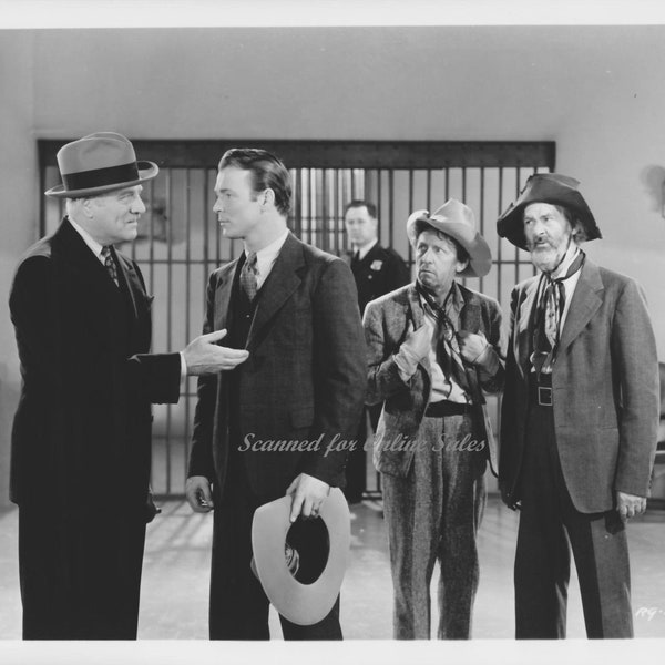 Roy Rogers Raymond Hatton George Gabby Hayes 8x10 Photo