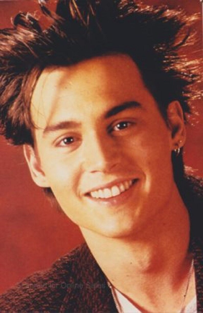 Johnny Depp 21 Jump Street Blow Away Hair 4x6 Photo Etsy