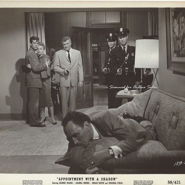 Appointment with a Shadow George Nader Joanna Moore Brian Keith 8x10 Original Press Photo