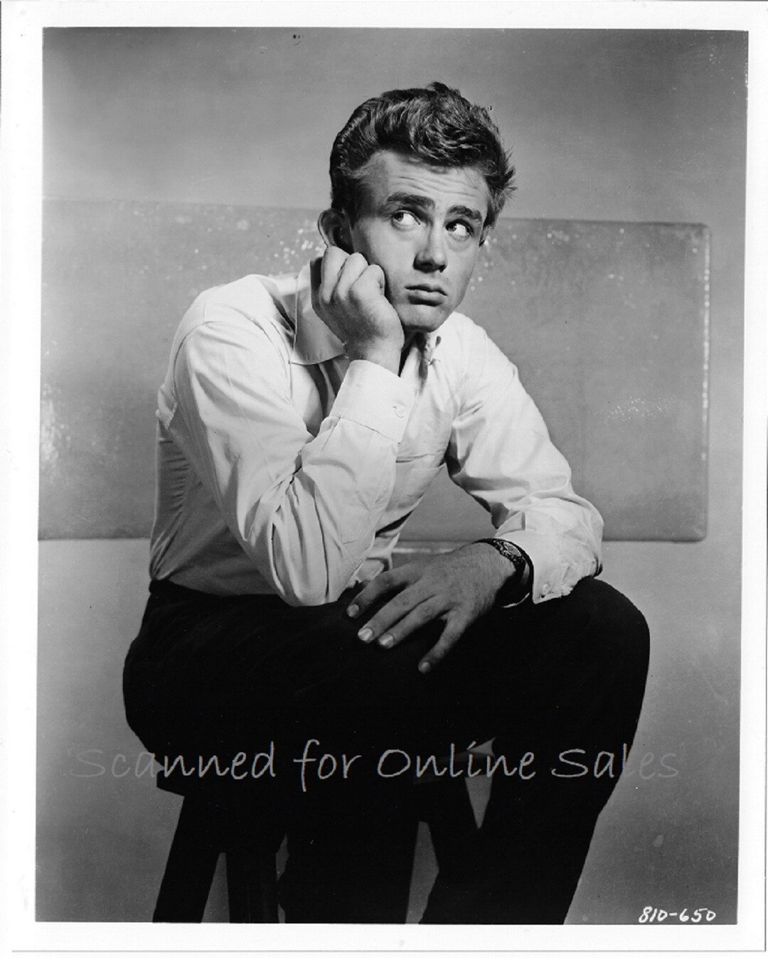 James Dean Rebel Without a Cause Jim Stark Confused 8x10 Photo Etsy