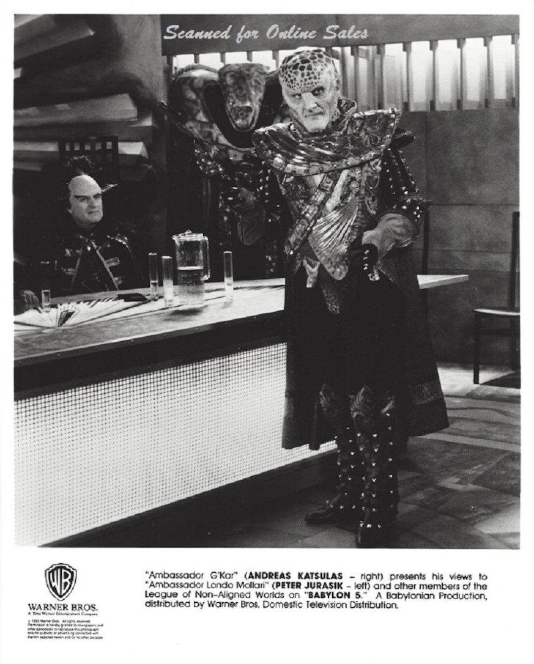 Babylon 5 Andreas Katsulas Ambassador G'kar Peter Jurasik Etsy