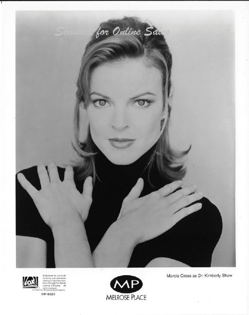 MP Melrose Place Marcia Cross Dr Kimberly Shaw 8x10 Photo