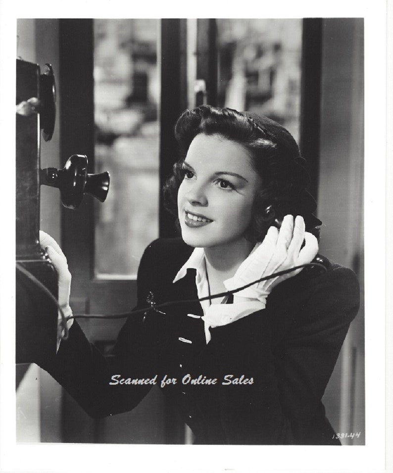 Judy Garland the Clock 8x10 Photo Etsy
