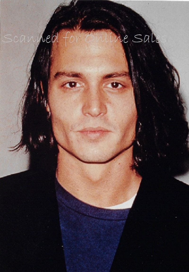 Johnny Depp Jeune Cheveux Long 21 Jump Street Johnny Depp Cheveux longs et boucles doreilles - Etsy France