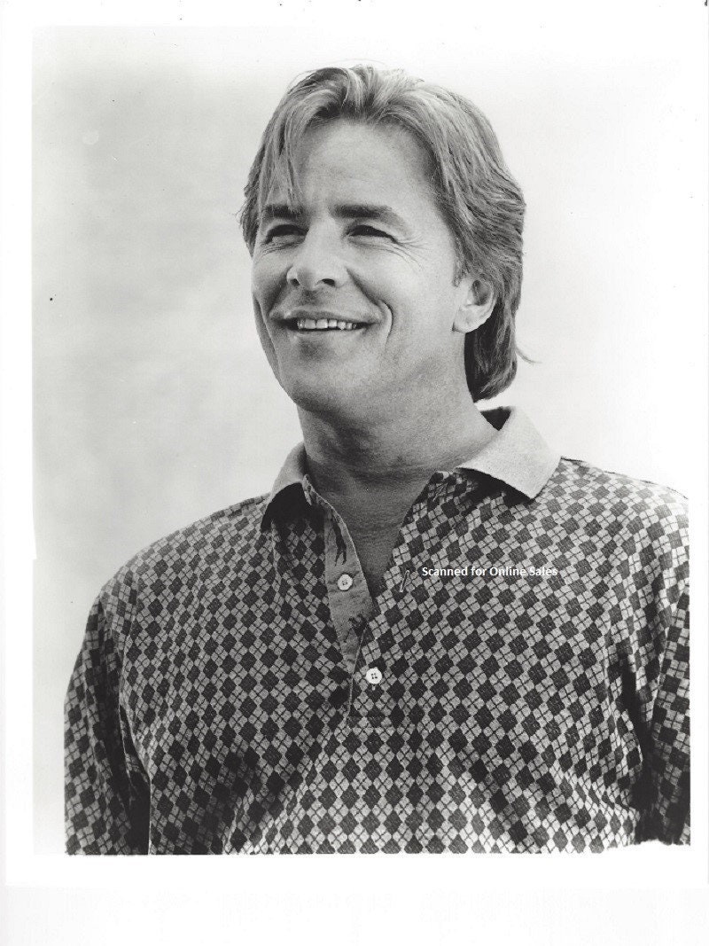 Tasse en étain Don Johnson 8 x 10 photo