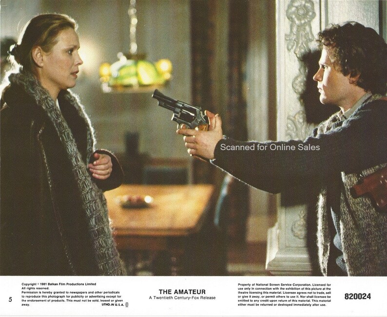 The Amateur 1981 John Savage Marthe Keller 8x10 Lobby Card 5
