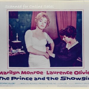 1958 Prince and the Showgirl Laurence Olivier Marilyn Monroe 8x10 Photo