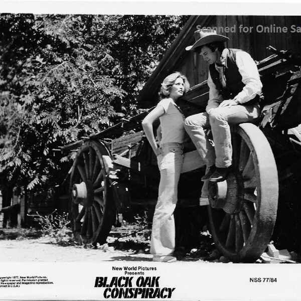 1977 Black Oak Conspiracy Robert Lyons Karen Carlson 8x10 Press Photo