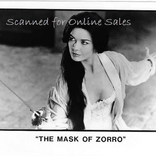 Mask of Zorro Catherine Zeta Jones 8x10 Press Photo