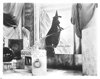Le magicien d&#39;Oz Dorothy méchante sorcière de l&#39;ouest Margaret Hamilton BWS 8 x 10 photo