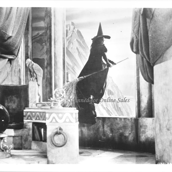 Wizard of Oz Dorothy Wicked Witch of the West Margaret Hamilton BWS 8x10 Photo