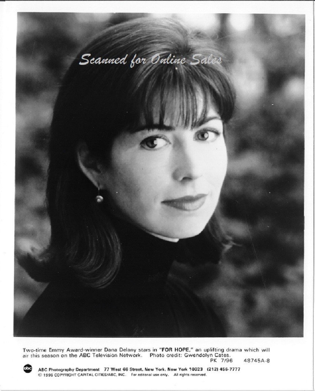 Dana Delaney for Hope 8x10 Photo - Etsy