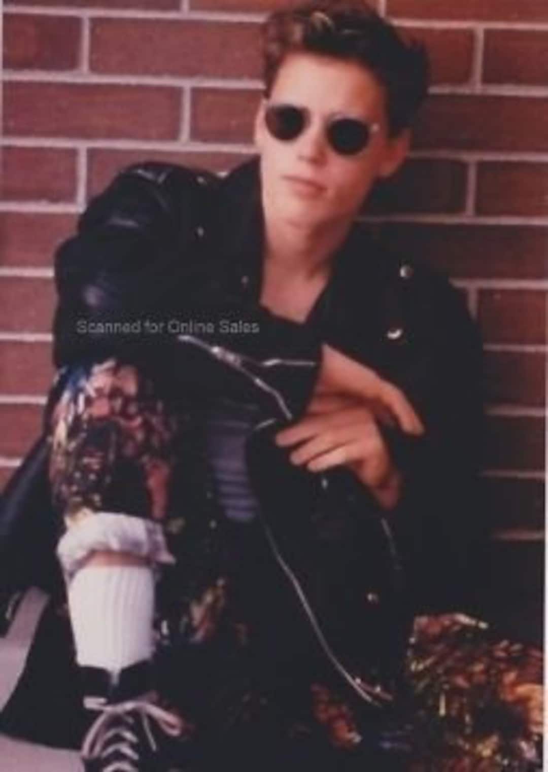 Corey Haim Dons Leather Jacket and Sunglasses 4x6 Photo Etsy