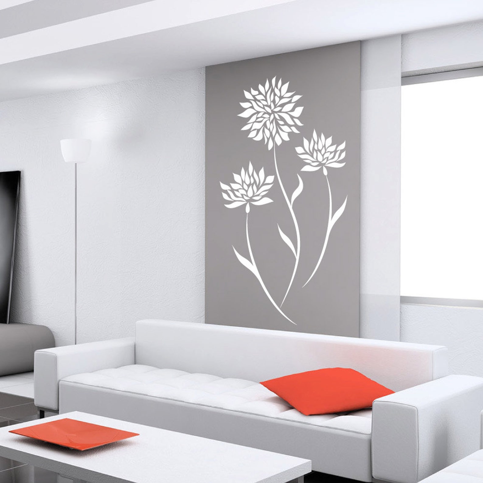 Fleur Stickers pour murs de Stickers pour murs bébé chambre Designs ...