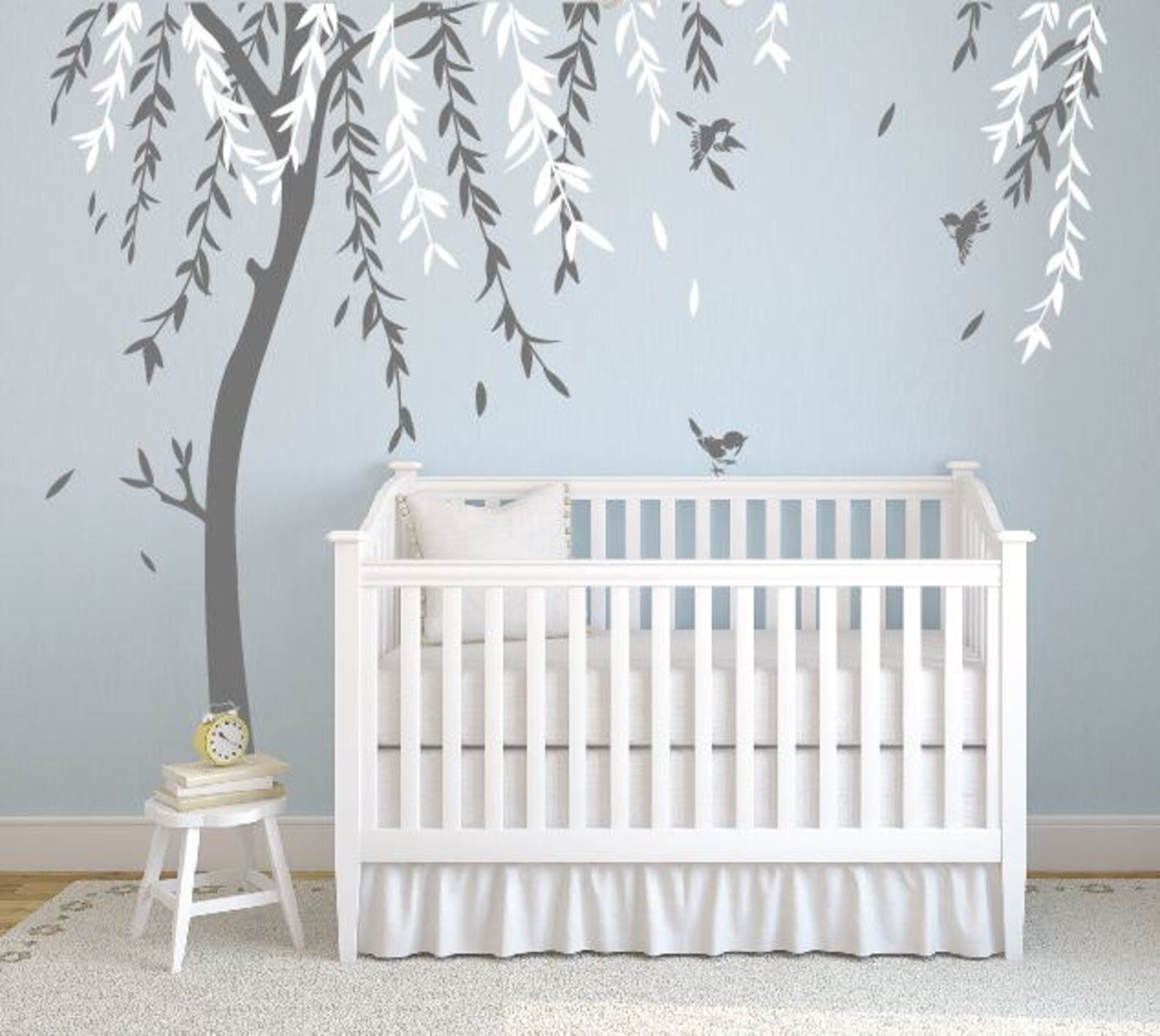 Baby Boy Nursery Ideas Stick on Wall Art Tree Decals for Walls Etsy