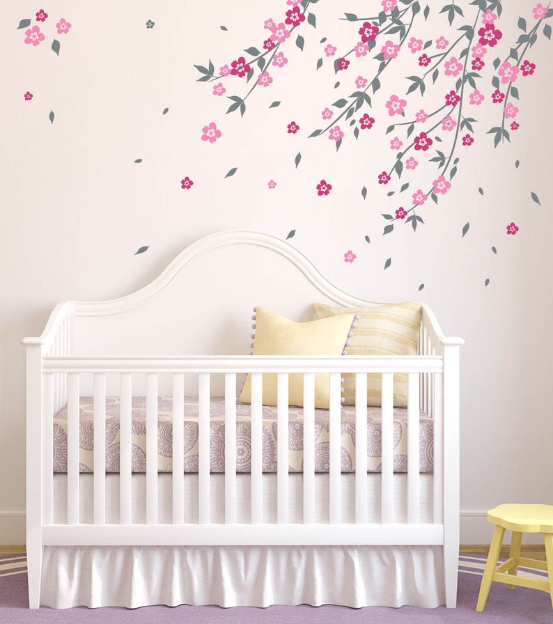 Cherry Blossom Tree Wall Decal Wall Decals for Nursery Decals Etsy