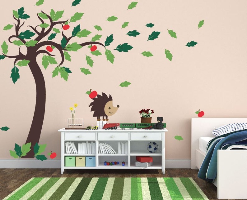 Baby Boy Nursery Ideas Tree Decals for Walls Wall Sticker Decals Baby Boy Room Decor Personalized Wall Decals DecalIsland-Tree Decal SD 037 image 1